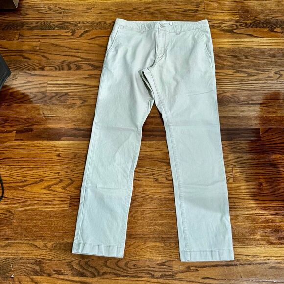 The Normal Brand Stretch Chinos. Light tan. Size 34. - Picture 10 of 10